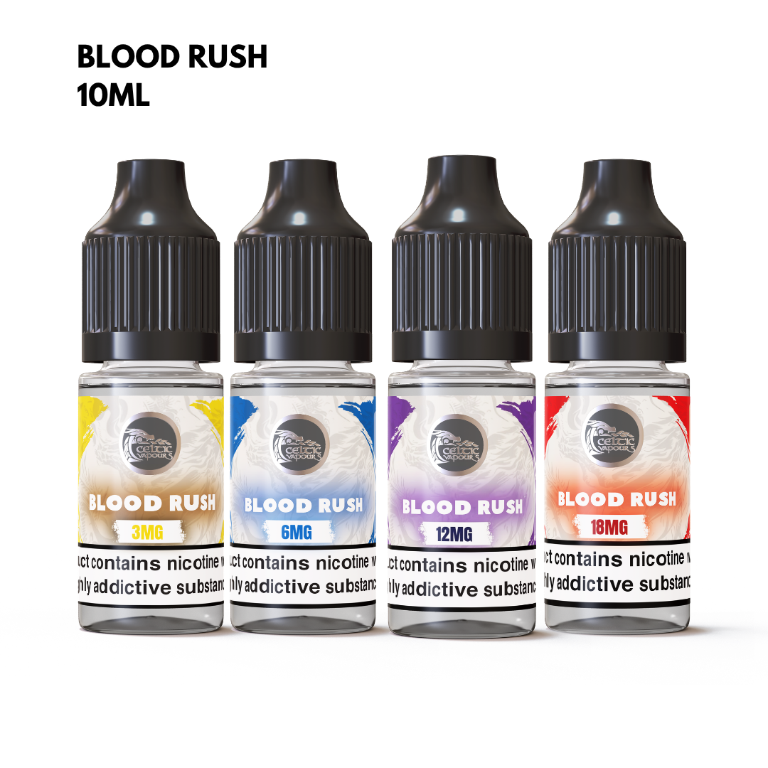 Blood Rush Vape E-Liquid 10ml Celtic Vapours