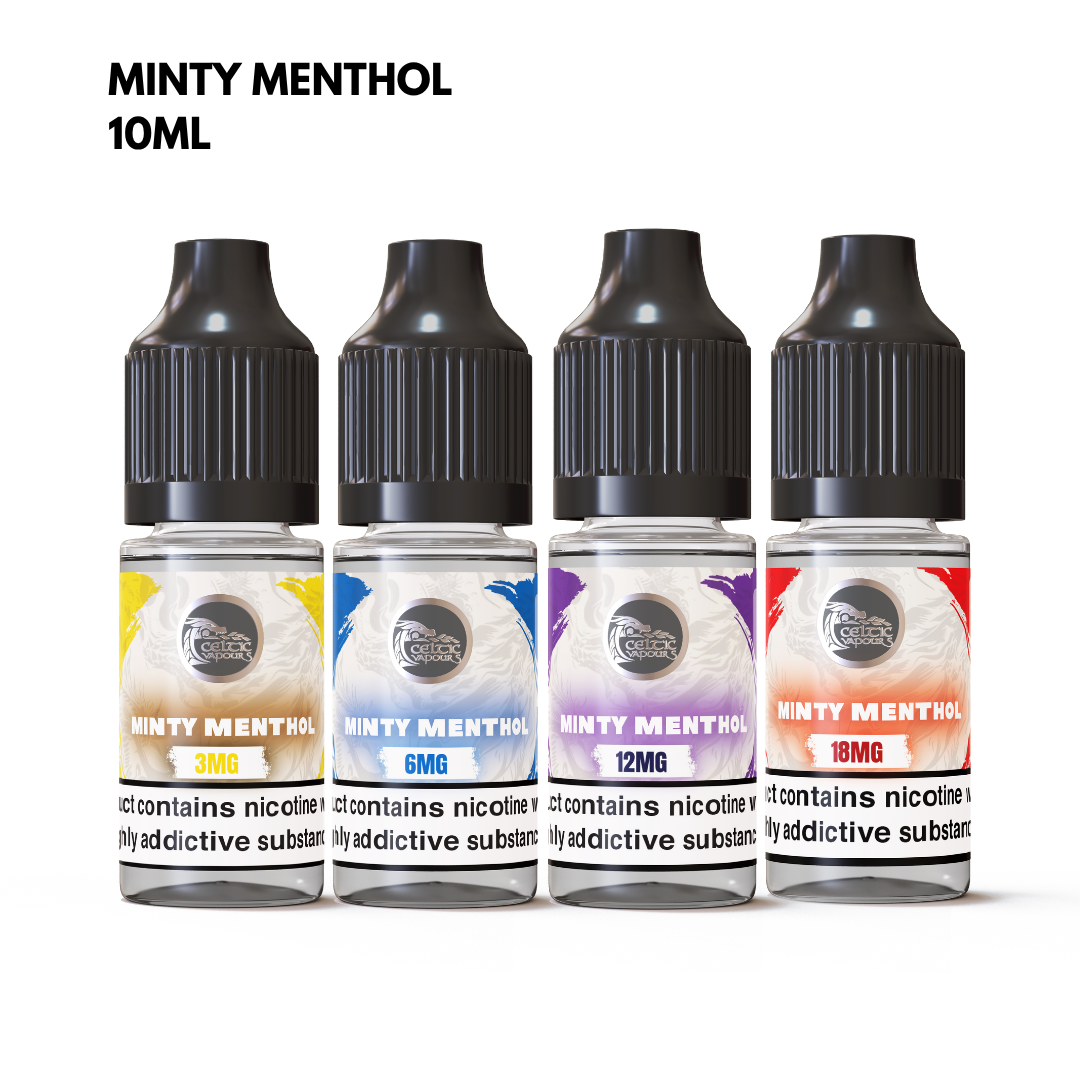 Minty Menthol Vape E-Liquid 10ml Celtic Vapours