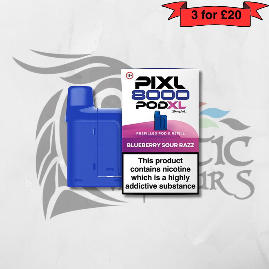 Pixl 8000 Prefilled Pods 8000 Puffs
