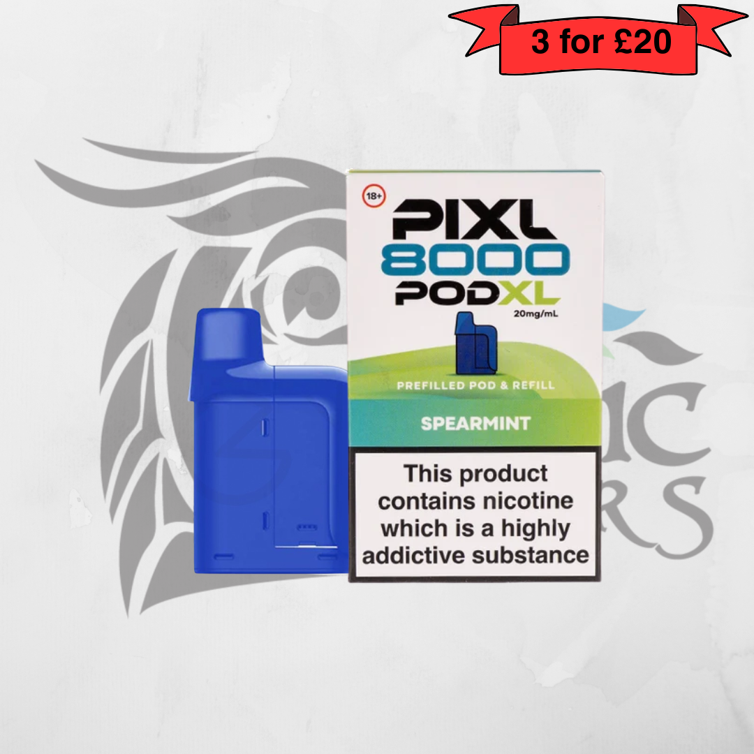 Pixl 8000 Prefilled Pods 8000 Puffs