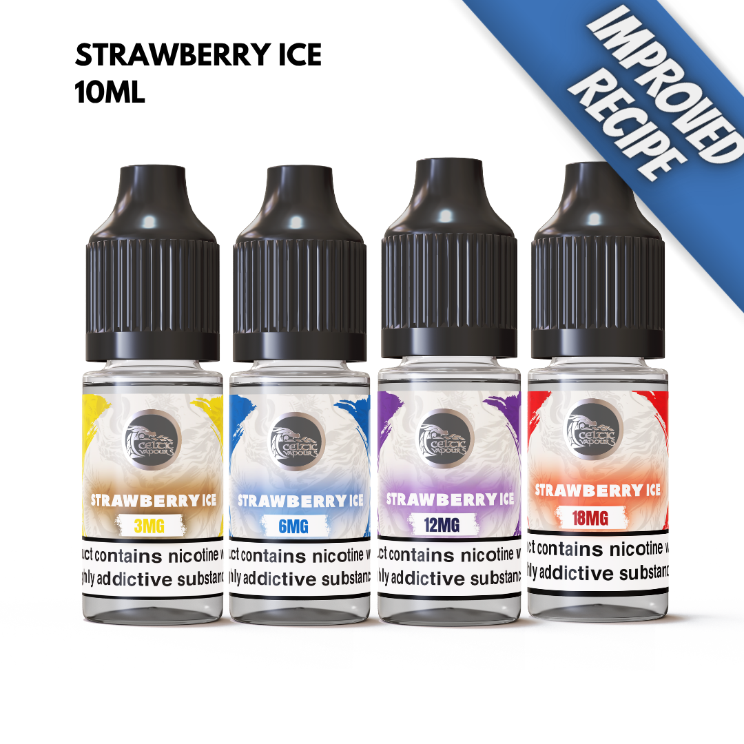 Strawberry Ice Vape E-Liquid 10ml Celtic Vapours