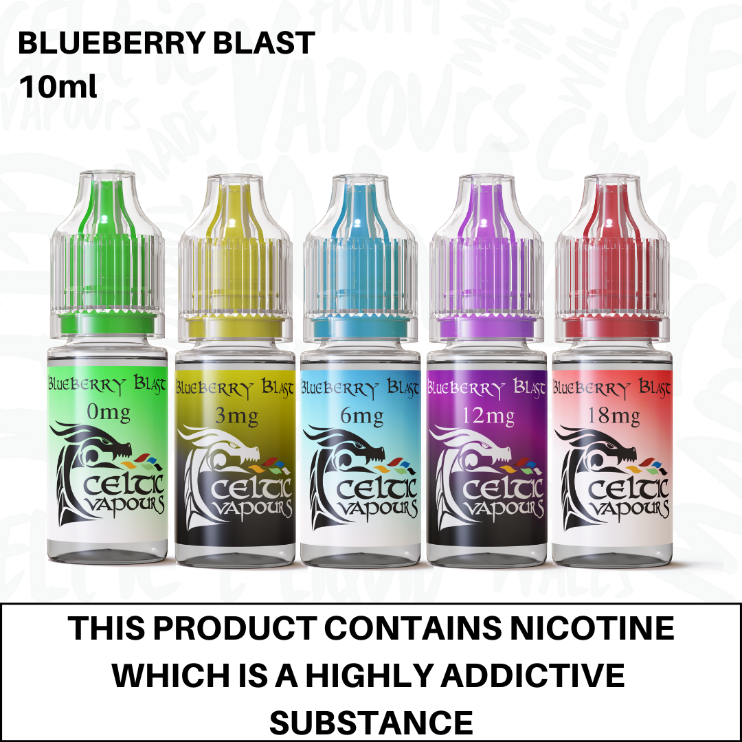 Blueberry Blast Vape E-Liquid 10ml Celtic Vapours