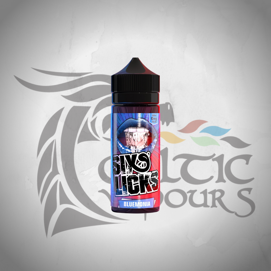 Six Licks - Bluemonia Shortfill