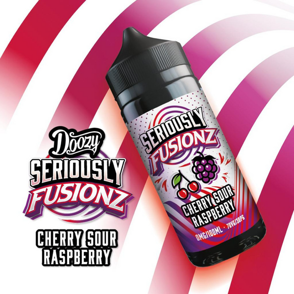 Doozy Vape - Seriously Fusionz Cherry Sour Raspberry 0mg 100ml