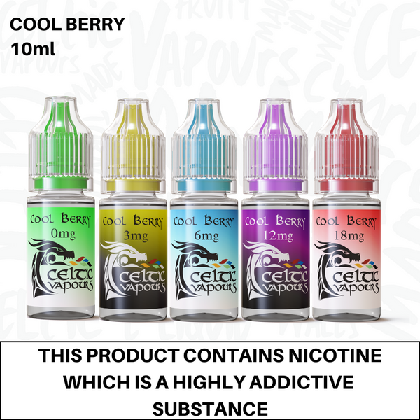 Cool Berry Vape E-Liquid 10ml Celtic Vapours