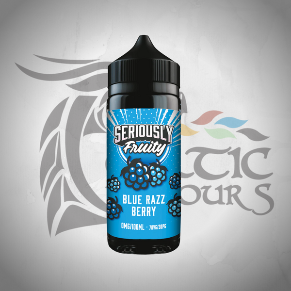 Doozy Vape - Seriously Fruity Blue Razz Berry 0mg 100ml Eliquid