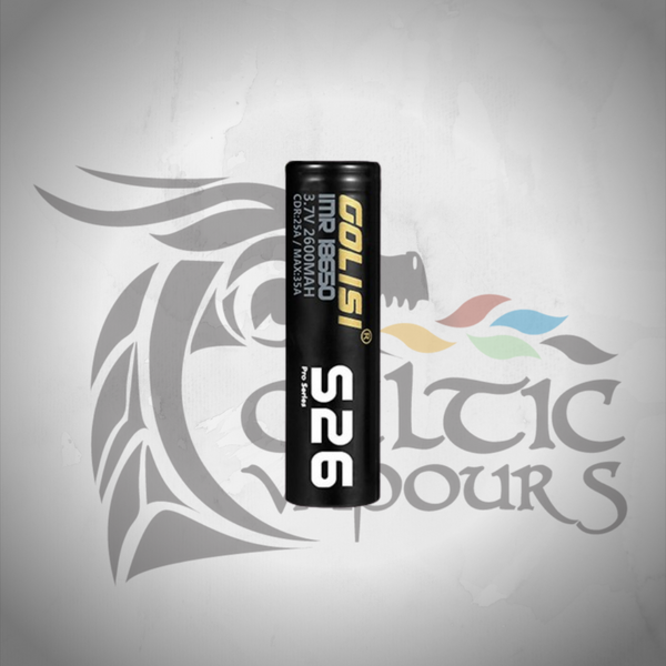 Golisi S26 18650 Battery 2600mAh