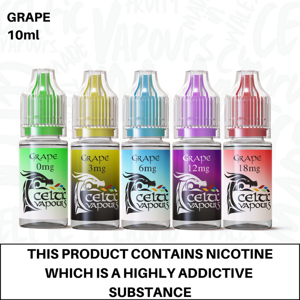 Grape Vape E-Liquid 10ml Celtic Vapours