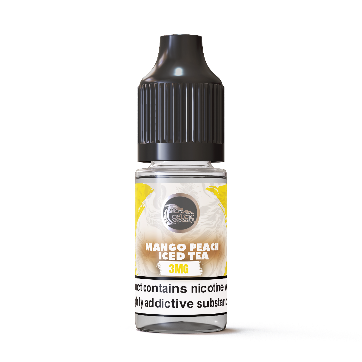Mango Peach Iced Tea Vape E-Liquid 10ml Celtic Vapours