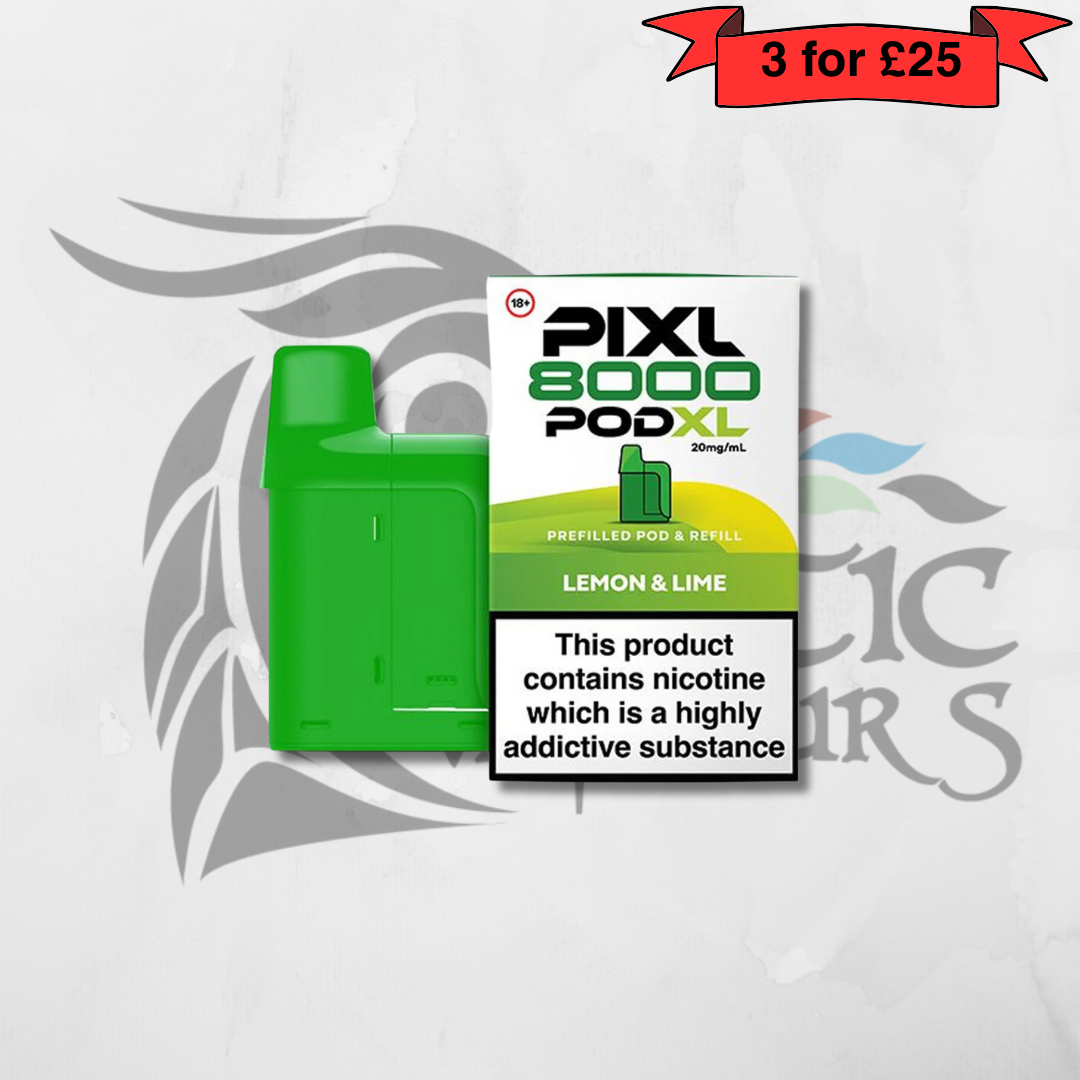 Pixl 8000 Prefilled Pods 8000 Puffs
