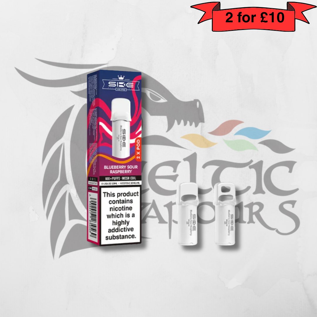 SKE Crystal 600 Pro Prefilled Pods – Pack of 2