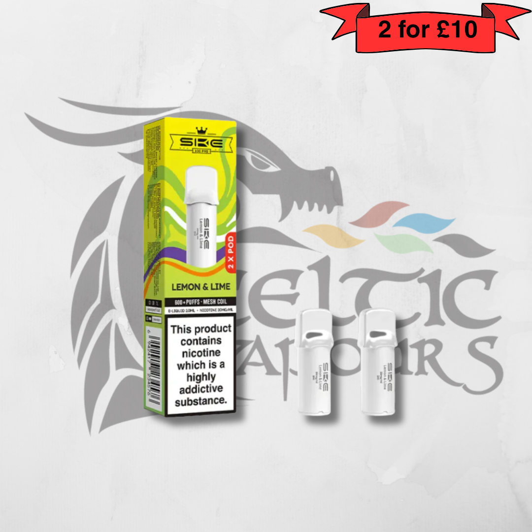 SKE Crystal 600 Pro Prefilled Pods – Pack of 2