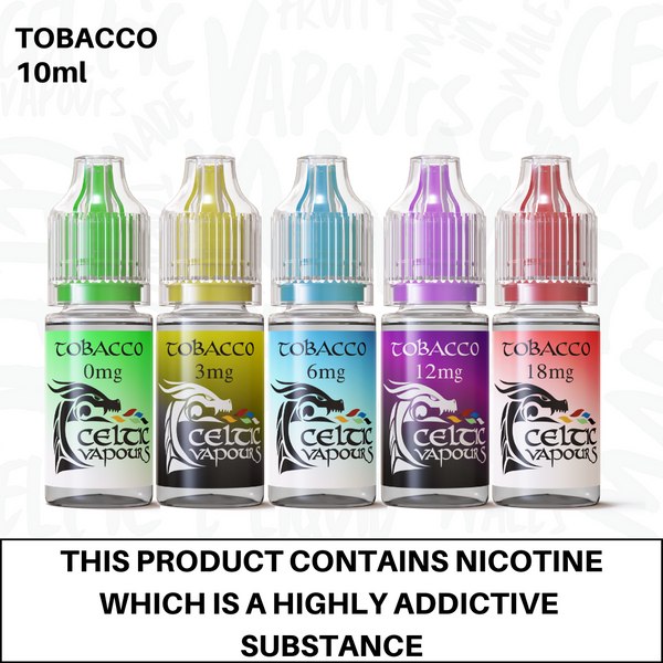 Tobacco Vape E-Liquid 10ml Celtic Vapours