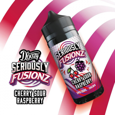 Doozy Vape - Seriously Fusionz Cherry Sour Raspberry 0mg 100ml