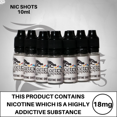 Celtic Vapours Nicotine Nic Shots