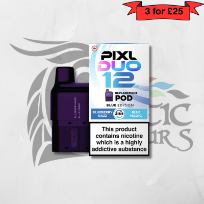 Pixl Duo Prefilled Pods 6000 Puffs Dual Flavour