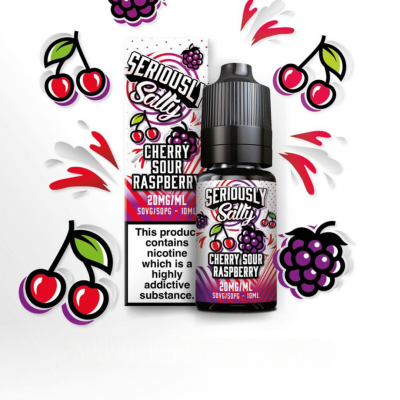 Doozy Vape - Seriously Fusionz Salty Cherry Sour Raspberry 10ml.