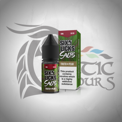 Six Licks - Truth or Pear Nic Salt 10ml